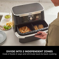 Ninja Foodi Flexdrawer Dual Air Fryer 10.4L, AF500UK