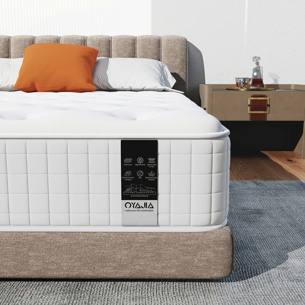 Single/Double Mattress 3FT/4FT6/5FT | Bonnell Spring Cooltouch Breathable Cover, Plush Comfort Support, 19/23/25cm Deep Value Mattress, Oyajia Brand