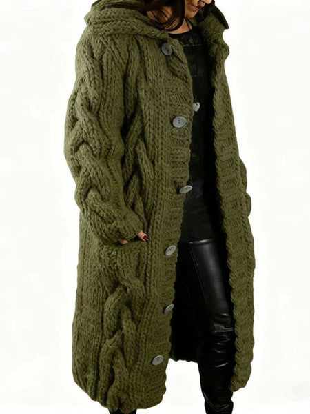 2025 New Fashionable Loose Cardigan for Women in Europe And America, Casual Long Sweater Jacket