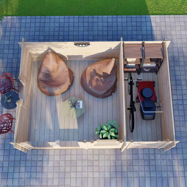 Shire Rydal 44Mm Log Cabin 14 X 10Ft (4.2 X 3M)