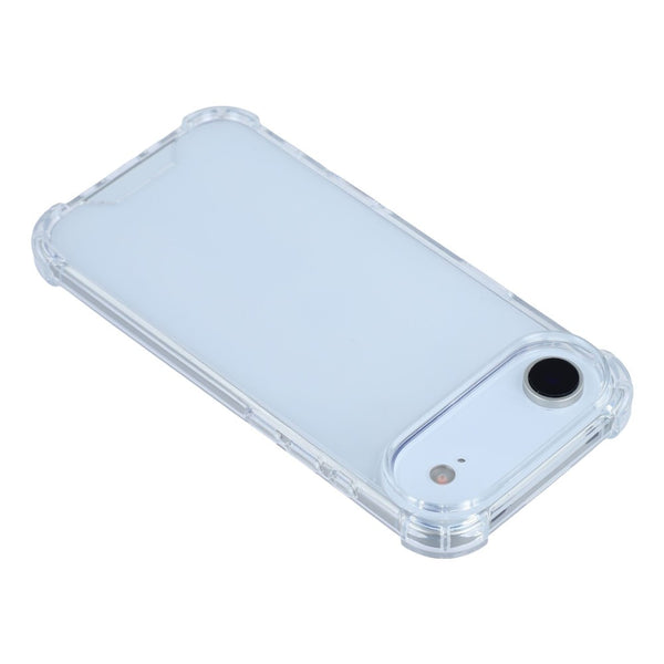 TVELO Clear Phone Case for iPhone 17, iphone 17 air, iphone 17 pro, iphone 17 pro max, Transparent Slim Fit Hard Protective Cover, Shockproof Mobile Case black greay