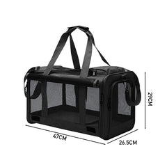 Large Pet Carrier Bag Portable Soft Fabric Fold Dog Cat Puppy Travel Bag in UK
