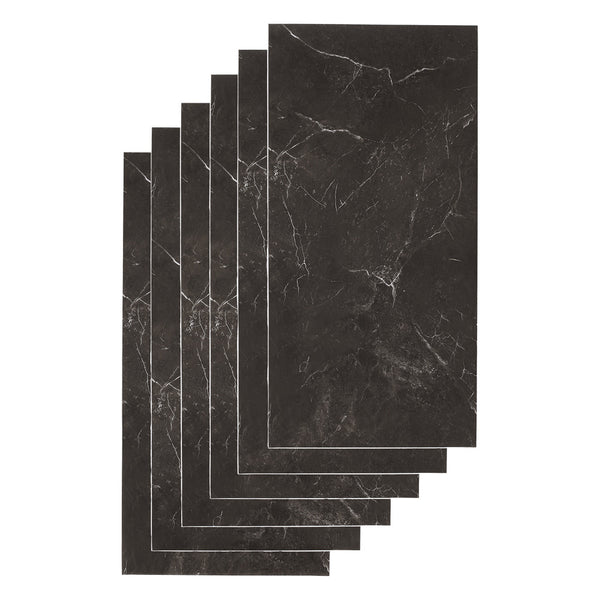 LIVINGANDHOME 10/20-Pack Marble Peel and Stick Floor Tiles - 12