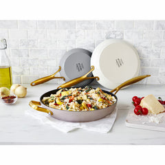 Greenpan Jewel Ceramic Frying Pan Set, 3 Piece in 3 Colours