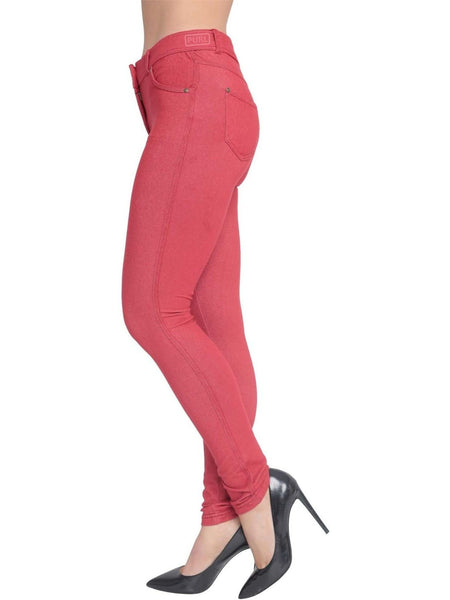 Women’s High-Waisted Stretch Jeans LOOK Jeggings Slim Fit Skinny Denim Trousers – Comfortable, Soft, Pull-On Elastic Waist Pants for Shaping Body Contour, Casual Everyday Wear, Lightweight, Breathable, Stretchy Jean Leggings, Fashion Essentials, Slimming