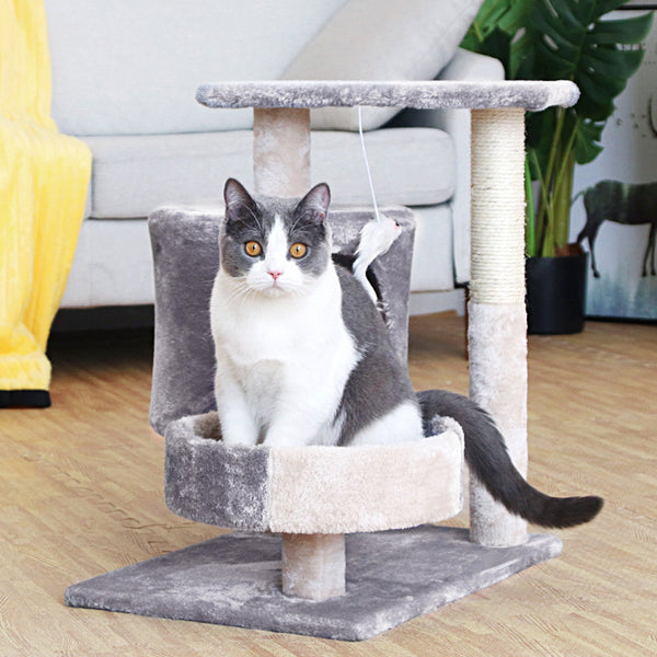 Cat Tree Cat Climbing Tower - Ultimate Indoor Playground for Your Feline Friend: Cat Tree! Cat Condo with Plush Perch/Jumping Platform Cat Activity Centre