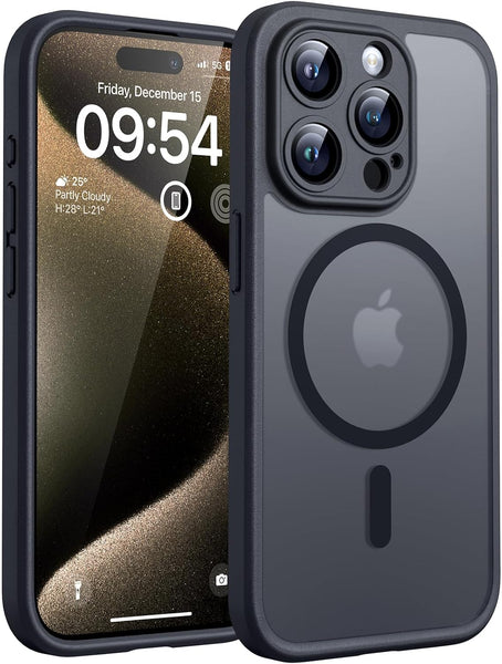 TOCOL Magnetic for Iphone 17 Pro Max Case 6.9-Inch, Compatible with Magsafe, Full Camera Protection, Built-In Magnetic Ring, Drop Protection Shockproof Translucent Matte Phone Cover