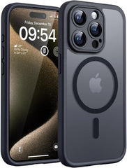 TOCOL Magnetic for Iphone 17 Pro Max Case 6.9-Inch, Compatible with Magsafe, Full Camera Protection, Built-In Magnetic Ring, Drop Protection Shockproof Translucent Matte Phone Cover