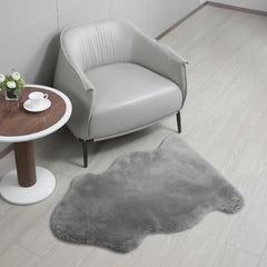Windward Single Sheepskin Rug in Black, 60 X 95 Cm