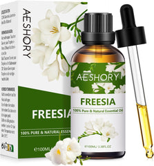 AESHORY Rose Essential Oil 100Ml, 100% Pure Natural Rose Oil for Diffuser, Humidifier, Aromatherapy, Better Sleep, Skin Care, Perfume & Candle Making