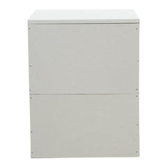 White Wooden Bedside Table With Drawers, Small Cabinet Cupboard Bedroom Furniture Storage Nightstand Unit, Modern Chest Of 2 Drawers Cabinet, Living Room Home Office Sofa Side End Table Coffee Tea Table Side Desk, Multi Functional Bedside Cabinet, 32x30x4