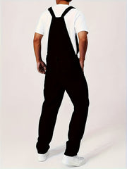 Men'S Casual Washed All-Match Denim Overalls