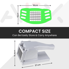 AEX Potato Chipper | French Fry Cutter and Vegetable Slicer | Kitchen Tool for Potatoes, Carrots, Cucumbers & More