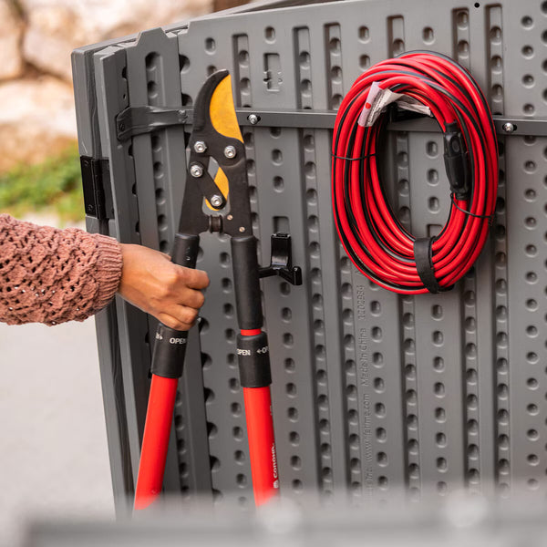 Lifetime 5Ft X 3Ft (1.5 X 0.9M) Horizontal Wood Look 1,300 Litre Storage Shed - Model 60350