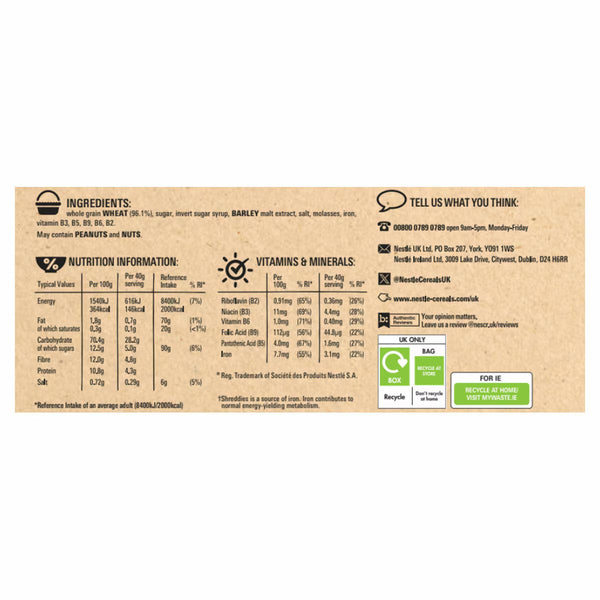 Nestle Shreddies, 2 X 720G