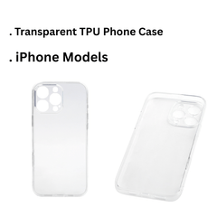 Few Millions - Transparent TPU Phone Cases for iPhone 13 / 14 / 15 / 16 / 17 Series