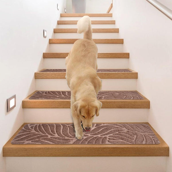 15pcs Set of 65X20Cm Anti Slip Stair Step Pad, Bottom Anti Slip, Detachable And Washable Step Pad, Suitable for Household Use