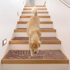 15pcs Set of 65X20Cm Anti Slip Stair Step Pad, Bottom Anti Slip, Detachable And Washable Step Pad, Suitable for Household Use