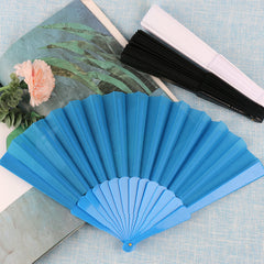 3Pcs Hand Fan Held Portable Spanish Dances Fabric Folding Party Wedding Gift