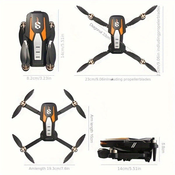 [ Essential for Camping Season ] LU80 drone, dual electrically adjustable cameras+screen remote control, intelligent obstacle avoidance+one click takeoff, suitable for outdoor party record starry sky camping!, Aerial Photography, Outdoor Drone