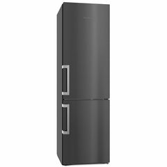 Miele KFN 4795 AD Fridge Freezer, a Rated in Black Steel