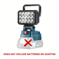 21V Portable LED Work Light, Outdoor Flashlight, Spotlight, Work Light, On-site Lighting, Workplace Lighting, with One Battery, Outdoor Construction Site Lighting, Christmas Gift,