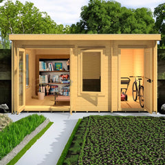 Shire Rydal 44Mm Log Cabin 14 X 10Ft (4.2 X 3M)