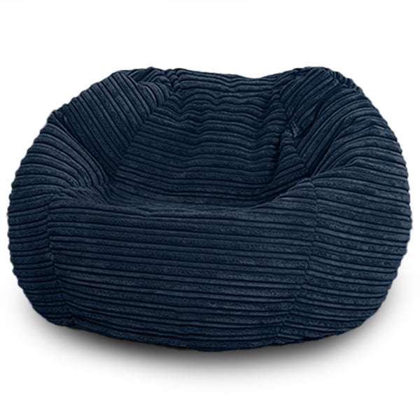 Corduroy Kids Bean Bag Chair with Filling Included - Lightweight Comfortable Beanbag Seat - Machine Washable Childrens Beanbag Furniture for Girls & Boys - 67 x 52cm