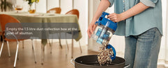Midea EUREKA Whirlwind Canister Vacuum Cleaner, Cylinder Vacuum Cleaner - 700W Bagless Model with 1.5L Capacity Dust Cup, 2-in-1 Dusting Brush, Automatic Cord Rewind, Lightweight & Compact Design, Perfect for Pet Hair, Carpet Dust, Hard Floor Debris & Hom
