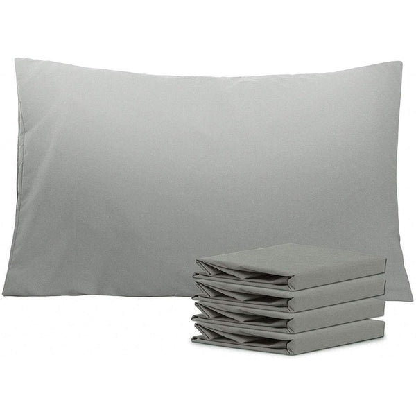 Pack of 2 Softtouch Ultra-Fine Pillowcases, 200Tc Pure 100% Polycotton Envelope Closure Pillow Covers, Available in a Variety of Colors, Fade-Resistant Fabric Bedding, Suitable for Various Style Settings, Machine Washable.