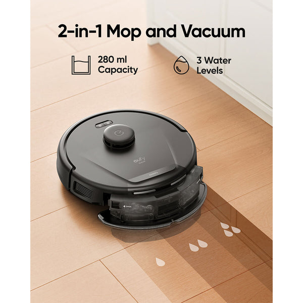 eufy L60 Hybrid Robot Vacuum with Self-Empty Station, Hair Detangling Technology, and Mop