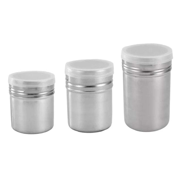 A Stainless Steel Shaker for Dusting Icing Sugar, Cocoa, And Flour, Perfect for Seasoning Spices