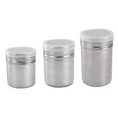 A Stainless Steel Shaker for Dusting Icing Sugar, Cocoa, And Flour, Perfect for Seasoning Spices