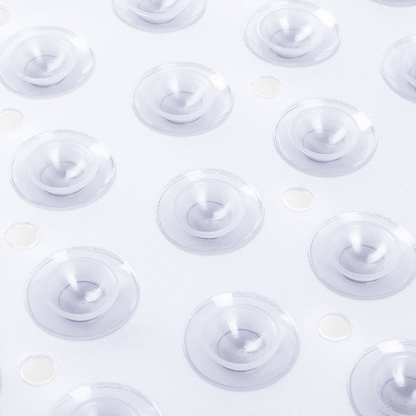 1pc Large Shower Mat – Non-Slip, Strong Suction Cups & Drain Holes, Quick-Dry, Machine Washable, Durable & Comfortable for Bathtub and Bathroom Floor Use