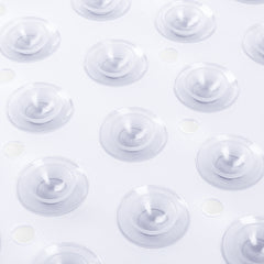 1pc Large Shower Mat – Non-Slip, Strong Suction Cups & Drain Holes, Quick-Dry, Machine Washable, Durable & Comfortable for Bathtub and Bathroom Floor Use