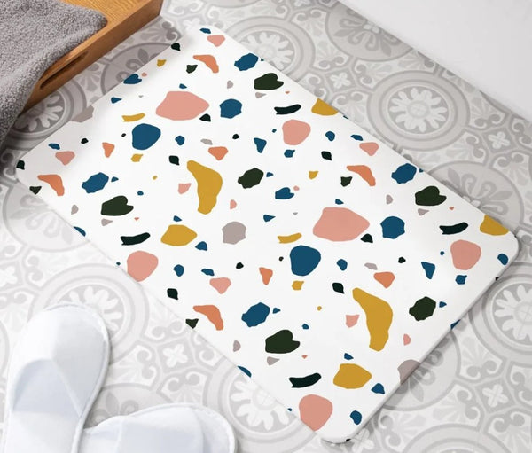 Stone Coffee-Colored Marble Floor MATS
