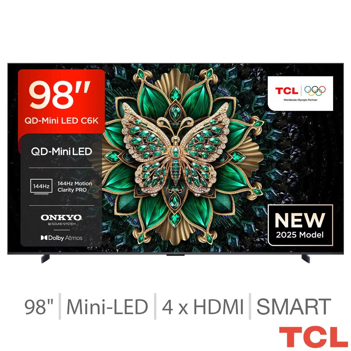 TCL 98C6K 98 Inch Mini LED Smart TV