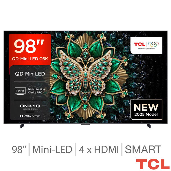 TCL 98C6K 98 Inch Mini LED Smart TV