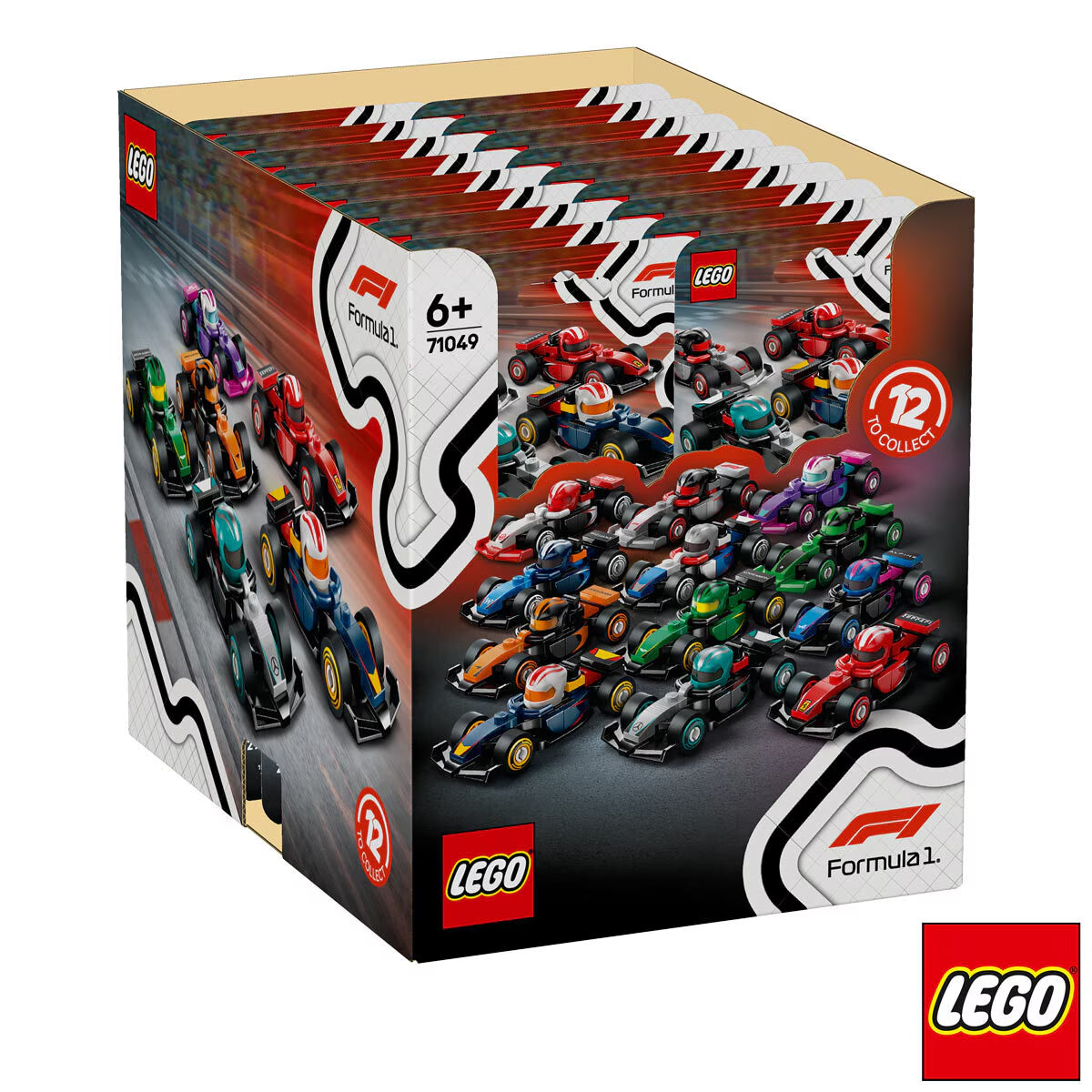 LEGO F1® Collectible Race Cars Assorted 36 Pack - Model 71049 (6+ Years)