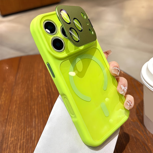 Phone Case: Ultra-durable, Shock-resistant Lens Protector for The iPhone 17 Series, Featuring A Scratch-resistant Case with A Magnetic Lens Mount