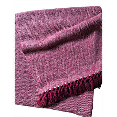 Cotton Herringbone Sofa Throw Blanket 260x260cm (perfect for KING sized bed) – Soft, Cozy & Warm Bed or Sofa Blanket, 13 Colours, Machine Washable, Hypoallergenic, Perfect Gift for Home or Travel