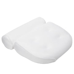 3D Mesh Bathtub Pillow with Neck and Back Support - Quick-Dry Vinyl Bath Mat, 6 Suction Cups and Hooks, Machine Washable Spa Accessory, Suitable for Bathtub, Hot Tub - Bathing Aid, Hot Spring Bath, Shower Decor, Bath Pillow, Bathtub Bathroom