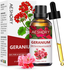 AESHORY Rose Essential Oil 100Ml, 100% Pure Natural Rose Oil for Diffuser, Humidifier, Aromatherapy, Better Sleep, Skin Care, Perfume & Candle Making