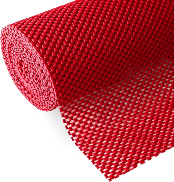 Shelf Liner, Non-Adhesive Roll Drawer Liners 12 Inches X 20 Feet, Non Slip Grip Durable Strong Clean, Shelving Liner for Kitchen Cabinets,Storage, Desks, Kitchenware, Tableware, Light Gray