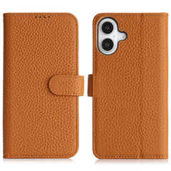 Phone Case: Magnetic Closure Genuine Leather Wallet Case for iPhone 17 Series RFID Blocking 4 Card Slots Premium Protection for 17 Pro Max 17 Air 17 Pro