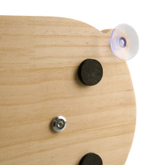 Solid Wood Cat Scratch Pole Cat Turntable, Cat Spring Teasing Stick, Cat Scratch Board, Durable and Wear-resistant Cat Toys, Sisal Cat Climbing Frame, Bell Ball, Oval Mushroom Turntable