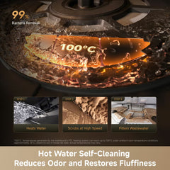 Dreame X60 Pro Ultra Complete Robotic Vacuum & Mop with Self-Cleaning and Auto-Empty in White