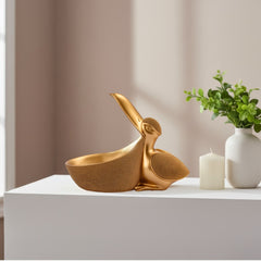 A Creative Pelican Desktop Statue, Animal Figurine, Toucan Storage Box, Key And Watch Candy Holder, Entrance, Bedroom, And Living Room Accessory, Home Decor And Storage Item, And Gift