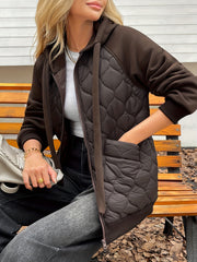 New Autumn And Winter Thickened Warm Jacket with a Loose Fit And Hood
