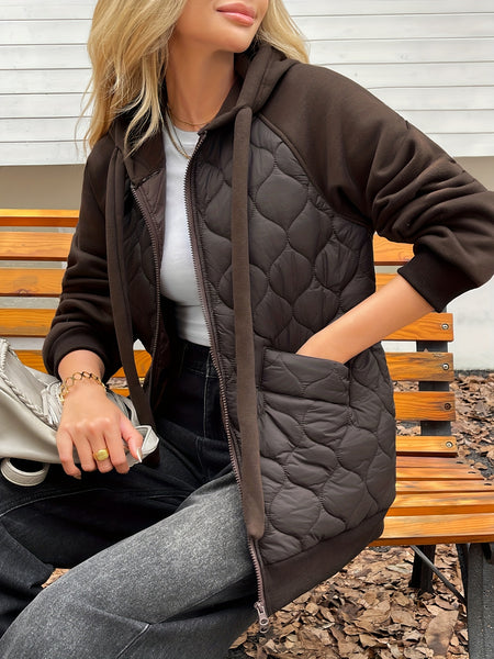 New Autumn And Winter Thickened Warm Jacket with a Loose Fit And Hood